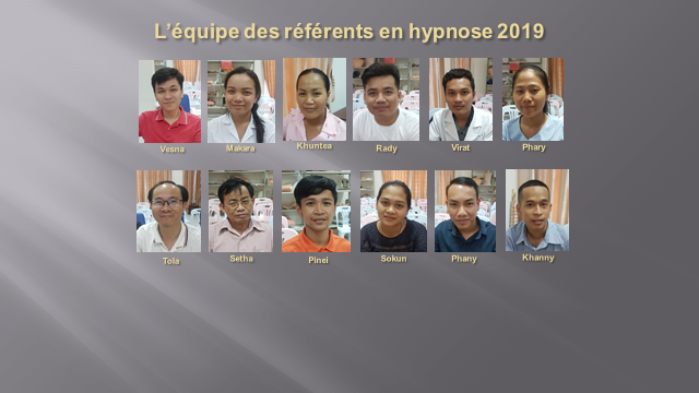 L'Equipe des referents en Hypnose 2019